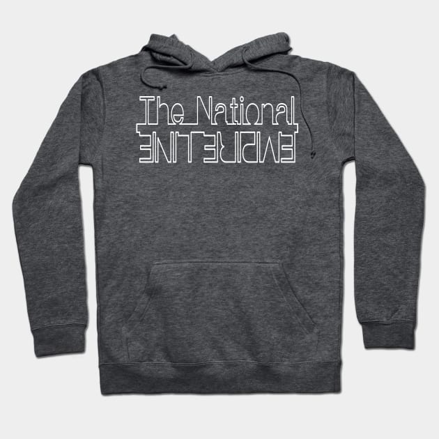 The National Empire Line White Hoodie by TheN